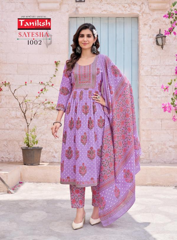 Taniksh Sayesha Vol 1 Cemric Cotton Printed Kurti Bottom With Dupatta